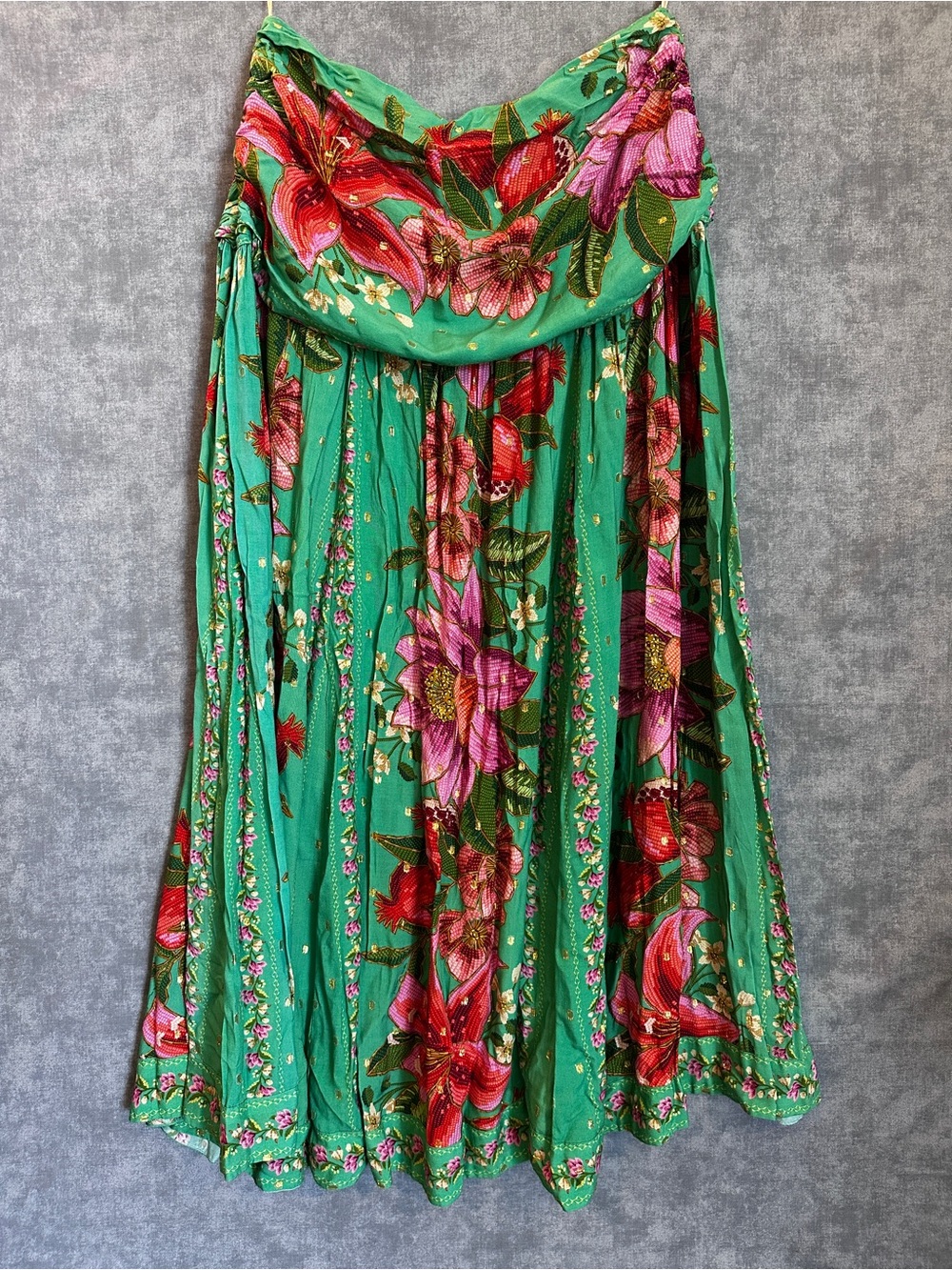 NWT Farm Rio "Fruta de Verão" (Summer Fruit) Maxi Skirt - Picture 5 of 12